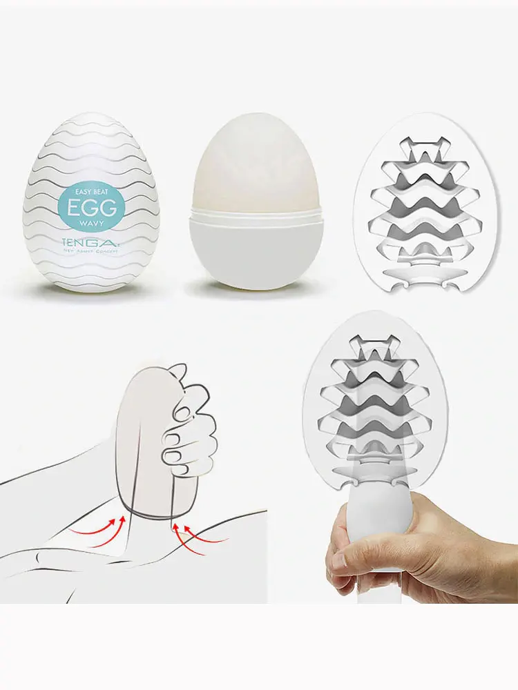 Набір мастурбаторів яєць Tenga (6 шт.) Babydoll Універсальний.. Різнобарвний EGG-6 - фото 8