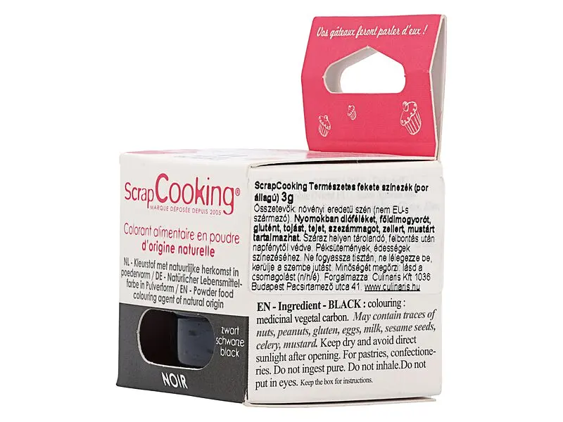 Харчовий барбник ScrapCooking натуральний чорний 3 г - фото 3