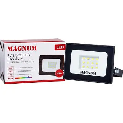 Прожектор Magnum FL12 ECO LED 10Вт slim 6500К IP65 (90018080) - фото 4