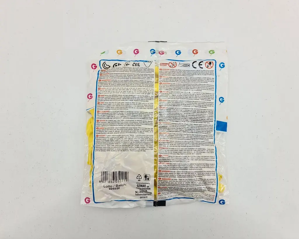 Латексна кулька, Gemar, пастель, жовтий, 5 дюйм (13 см), 100 штук, для свят і фотозон - фото 2