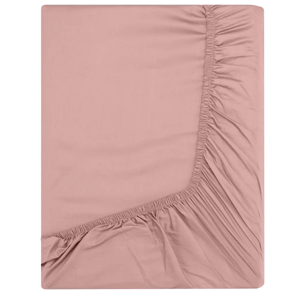 Простыня на резинке Ardesto Mix&amp;Match Premium, 180x200+30см, 100% хлопок, сатин, розовый светлый (ART1820FSU) - фото 2