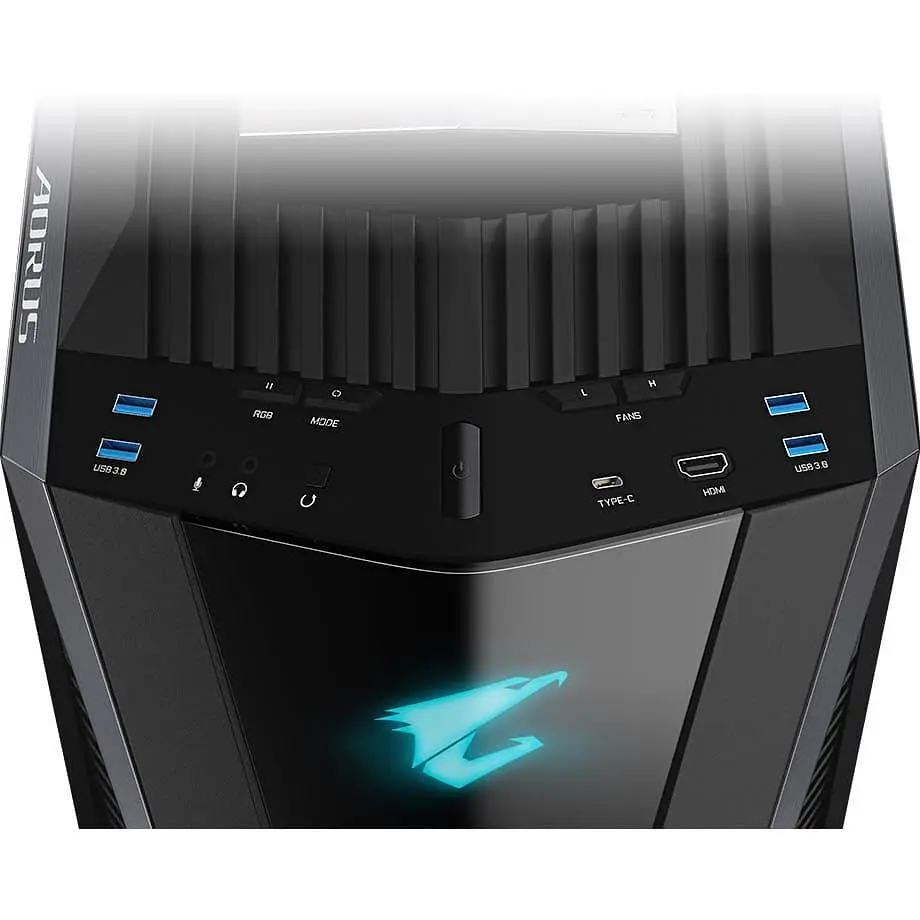 Корпус Gigabyte AORUS C700 Glass Black (GB-AC700G) Без БП - фото 4