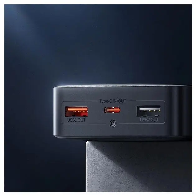 Портативна батарея - зовнішній акб Baseus Bipow Fast charge 20000mAh Power Bank - фото 3