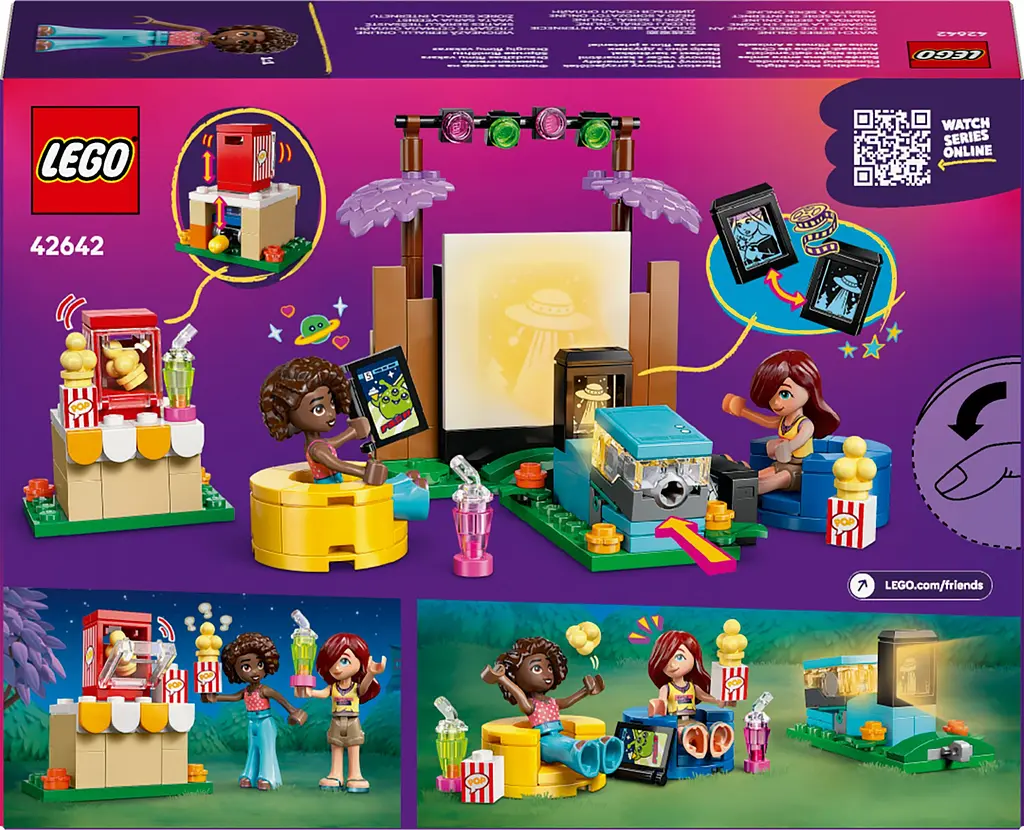 Конструктор LEGO Friends Вечір кіно з друзями 154 деталей (42642) - фото 21