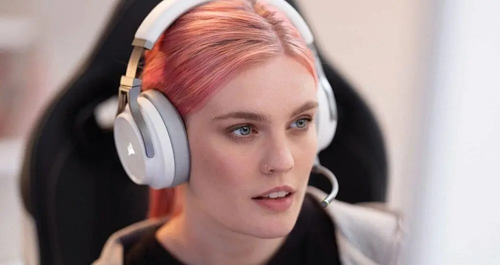Навушники Corsair VIRTUOSO RGB WIRELESS High-Fidelity Gaming Headset (CA-9011186-EU) White - фото 6