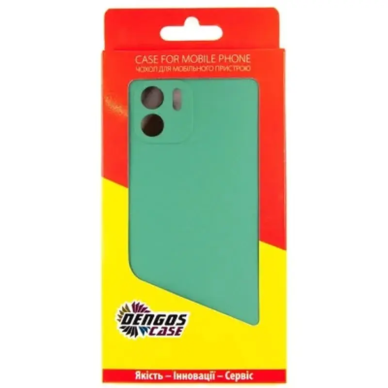Чохол до мобільного телефона Dengos Xiaomi Redmi A2 Case + Glass (Mint) - фото 3