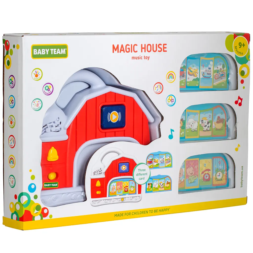 Игрушка музыкальная Baby Team Волшебный дом (8651) - фото 5