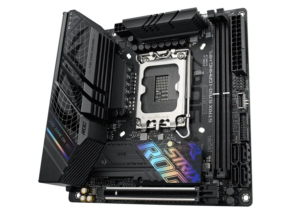 Материнская плата ROG STRIX B760-I GAMING WIFI s1700 B760 2xDDR5 M.2 HDMI DP Wi-Fi BT mITX Asus teh0019015 - фото 6