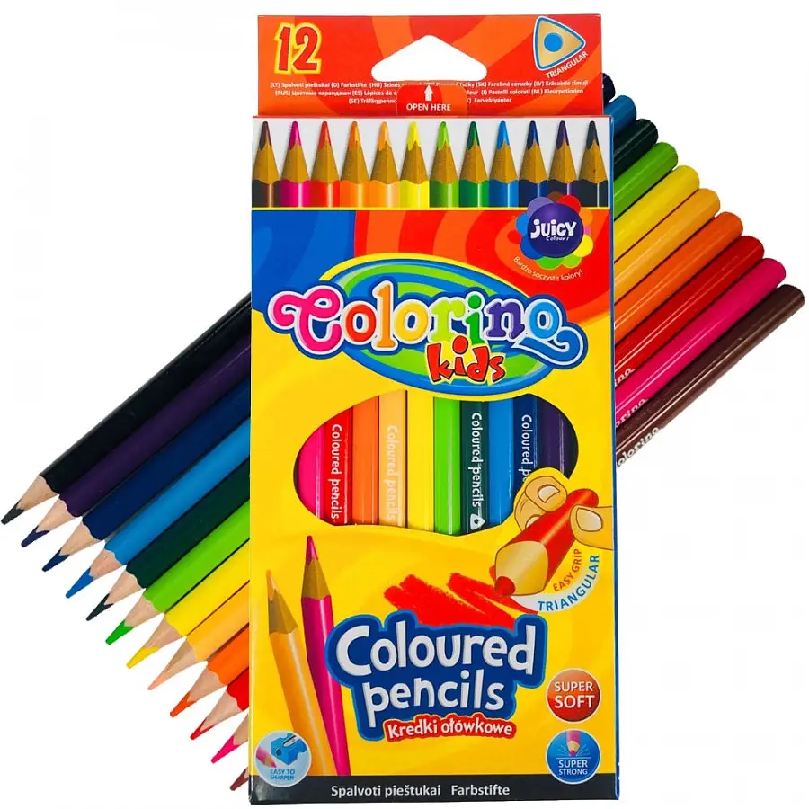 Олівці кольорові Colorino 12 кольорів 12 шт. (51798PTR) - фото 2