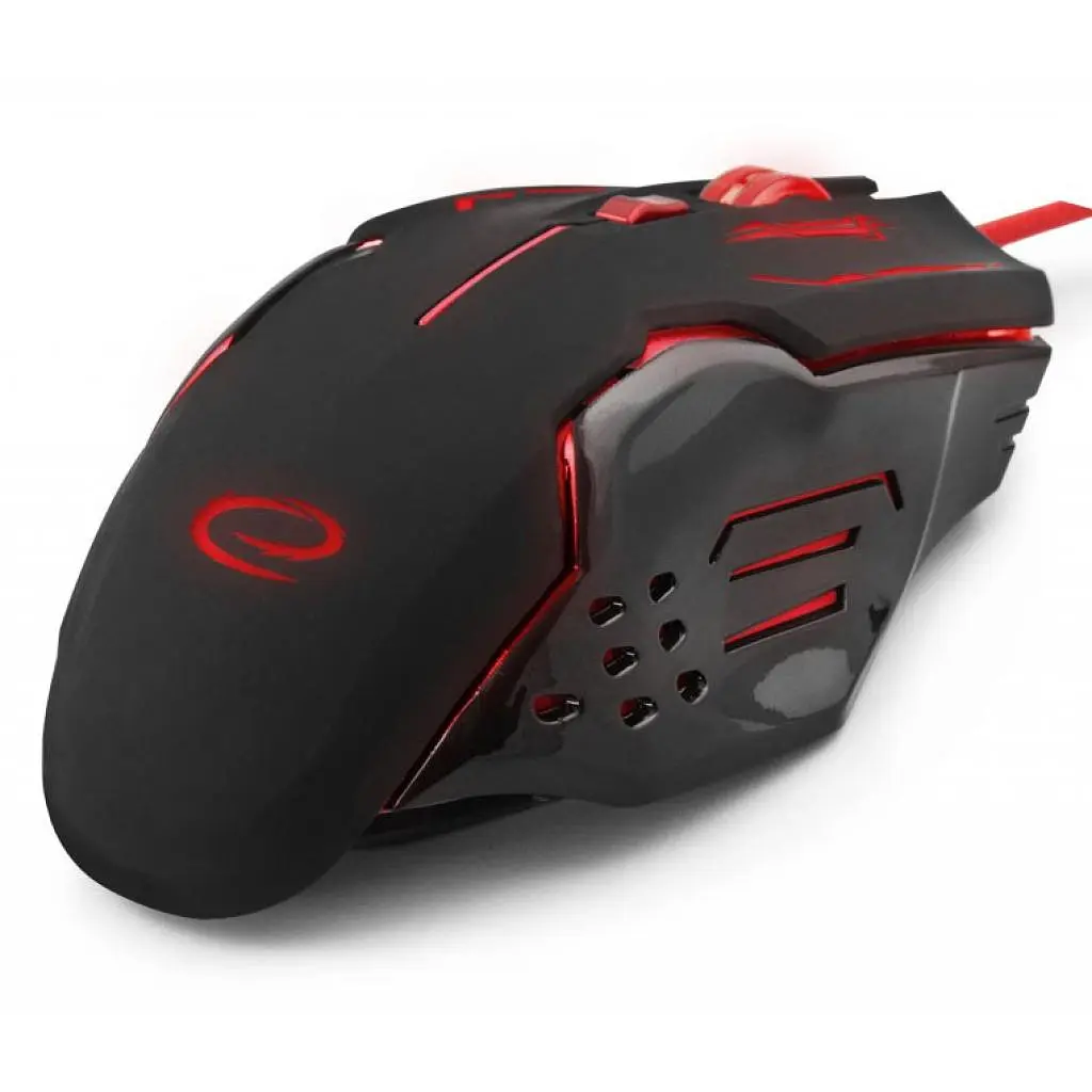 Миша Esperanza MX403 Apache USB black red (EGM403R) - фото 3