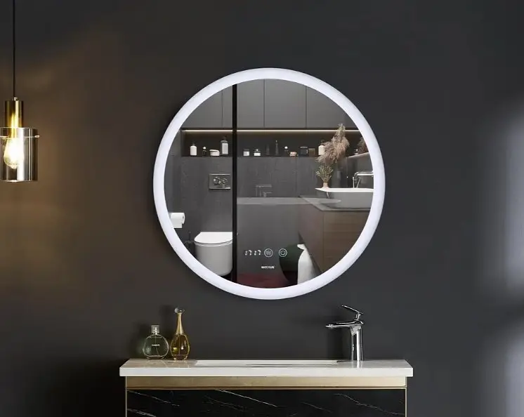 Дзеркало Mixxus Plain MC10-60 (годинник, LED-підсвічування, антизапотівання) (MI6013) - фото 7