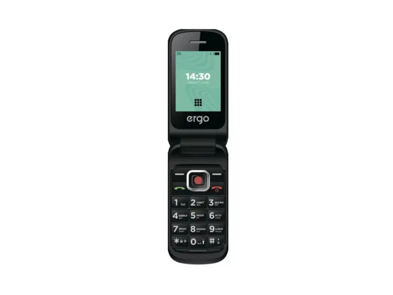 Мобільний телефон Ergo F241 Black - фото 2