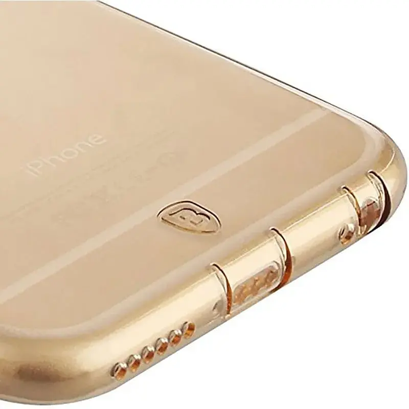 Чохол-накладка Накладка Baseus Simple IPhone 6 Plus Gold - фото 4