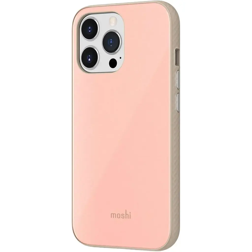 Чехол-накладка Moshi iGlaze Slim Hardshell Case Dahlia Pink для iPhone 13 Pro (99MO132012) - фото 2