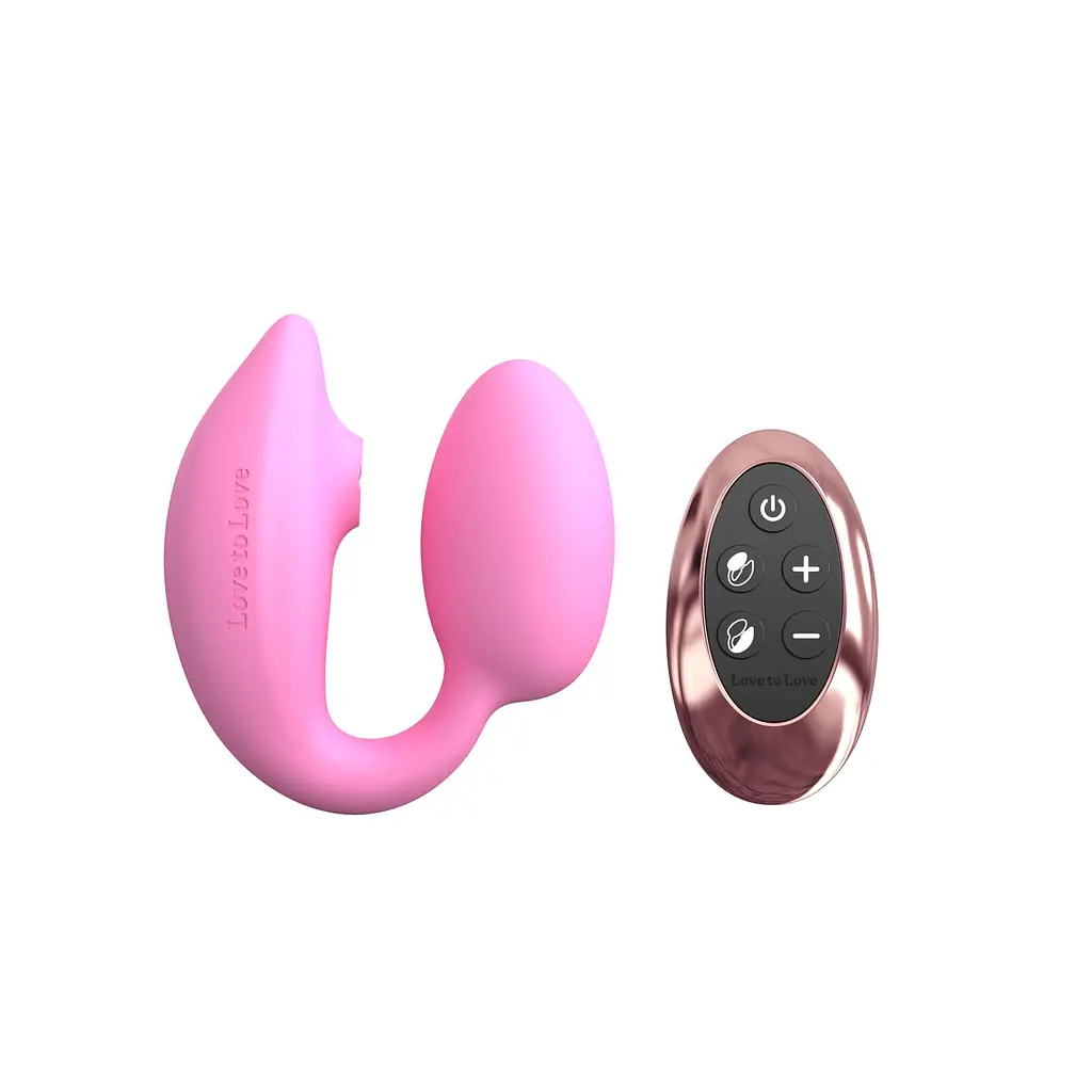 Віброяйце з вакуумною кліторальною стимуляцією Love To Love Wonderlover PINK PASSION Love To Love SO9616 97308 - фото 8