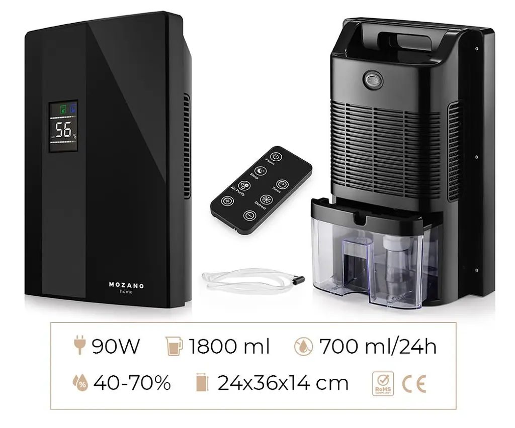 Осушувач повітря Mozano Dry Comfort 90 Вт 2200 мл - фото 9