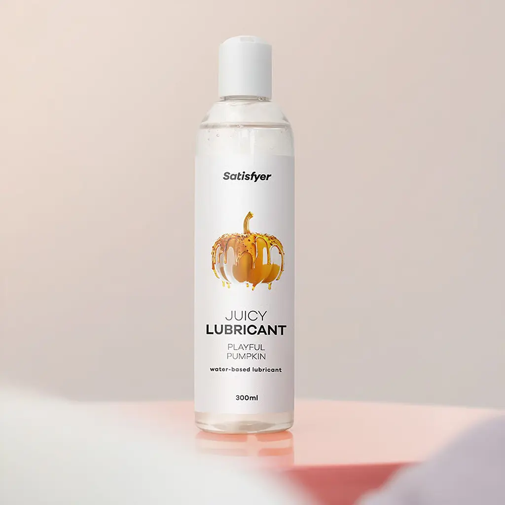 Лубрикант на водній основі Satisfyer Juicy Lubricant Playful Pumpkin water based 300 мл - фото 8
