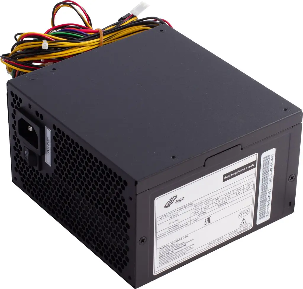 БП 400W FSP ATX-400W PNR PRO 120mm silent fan, Retail Box (ATX-400PNR PRO) - фото 8