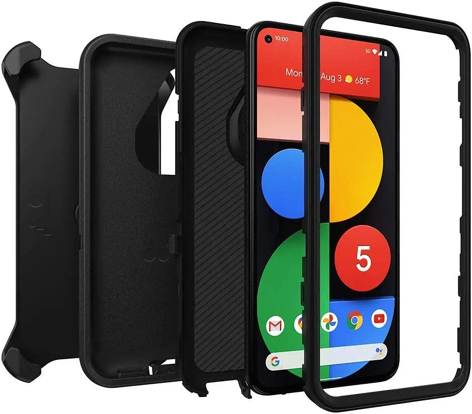 Чохол протиударний з кліпсою OtterBox Defender 77-65747 для Google Pixel 5 (6") Black - фото 9