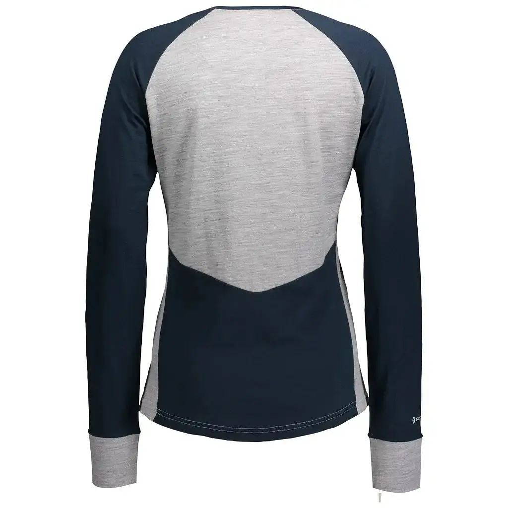 Термокофта Scott W Defined Merino Blue/Grey Melange XS (1081-277793.7037.005) - фото 2