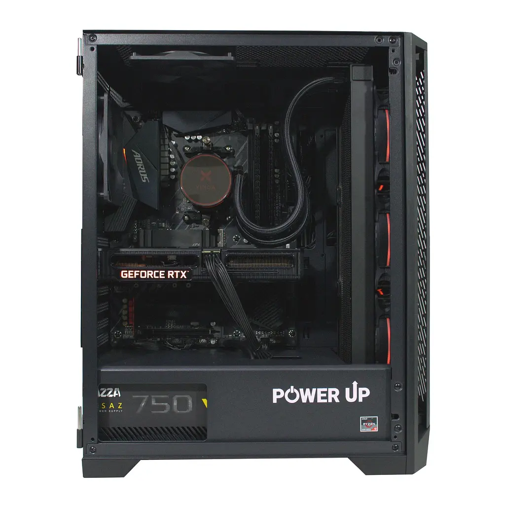Робоча станція Power Up Desktop #740 Ryzen 9 7900x/64 GB/SSD 1TB/GeForce RTX 5060 8 Gb - фото 2