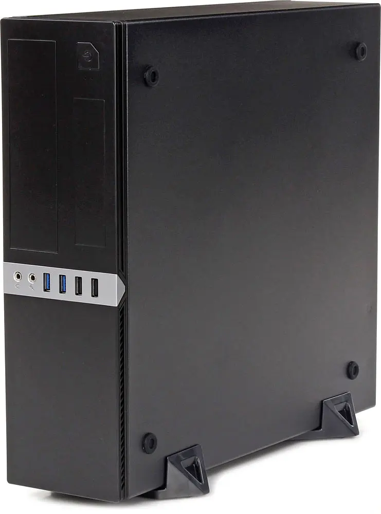 Корпус Casecom S-503 450W-80mm 2xUSB3.0+2xUSB2.0 SFF mATX Black - фото 2