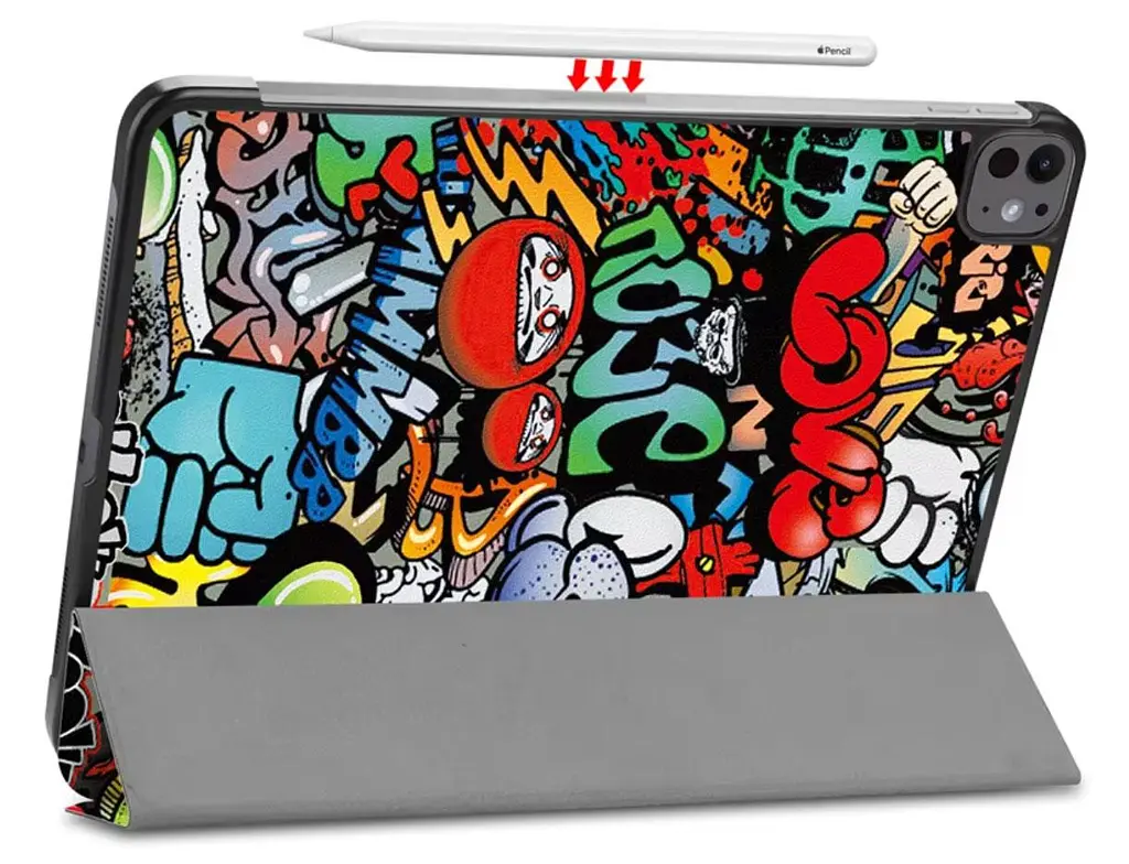 Чехол Primolux Slim для планшета Apple iPad Pro 11" 2024 (A2836 / A2837 / A3006) Graffiti - фото 4