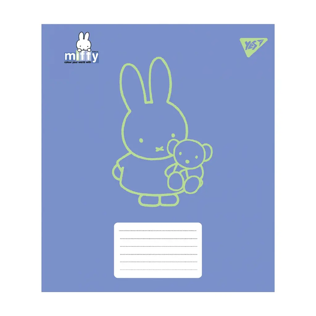 Зошит Yes Miffy Bunny А5 12 аркушів лінія (767618), в асортименті - фото 6