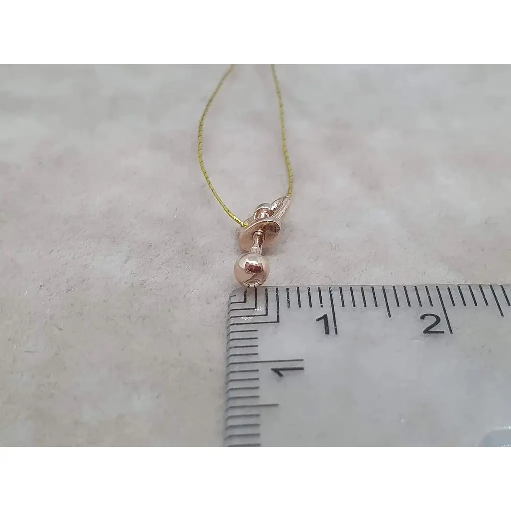 Золота моносережка-пуссета Платон Кулька. 1С194/00Б - фото 3