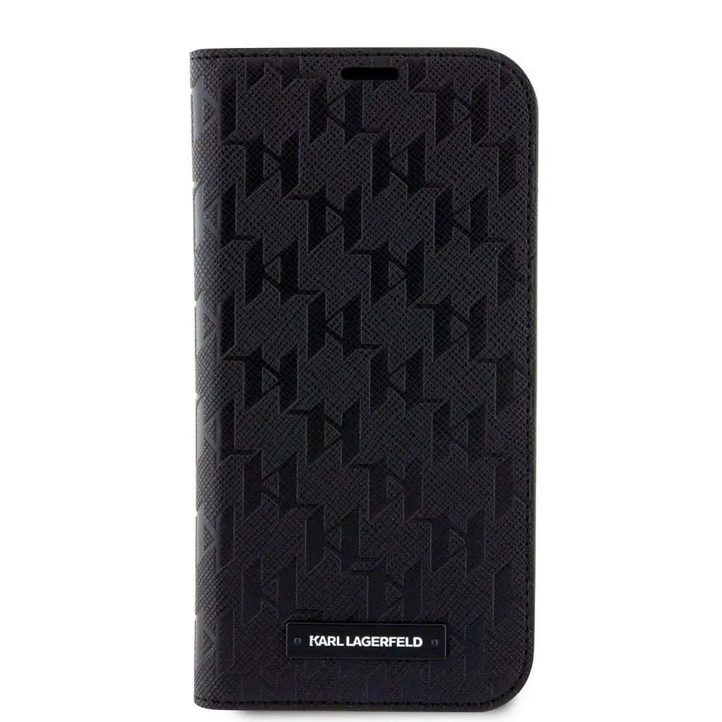 Чехол Karl Lagerfeld PU Saffiano Monogram для iPhOne 14 Black - фото 2