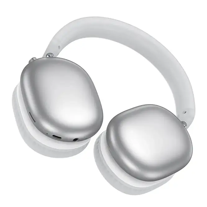 Bluetooth Стерео Гарнитура Borofone BO27, BT5.3, AUX, TF, 400mAh, 46h, Стальной - фото 2