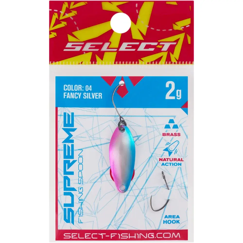Блесна Select Supreme 2.0g 27mm #04 Fancy Silver - фото 2