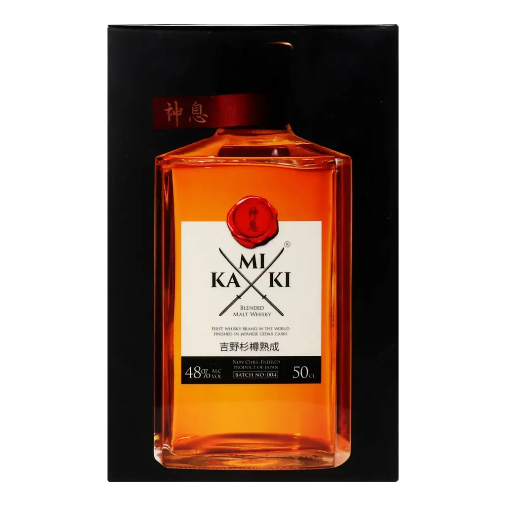 Віскі Kamiki Original Blend Malt Whiskey 48% 0.5 л + склянка - фото 2