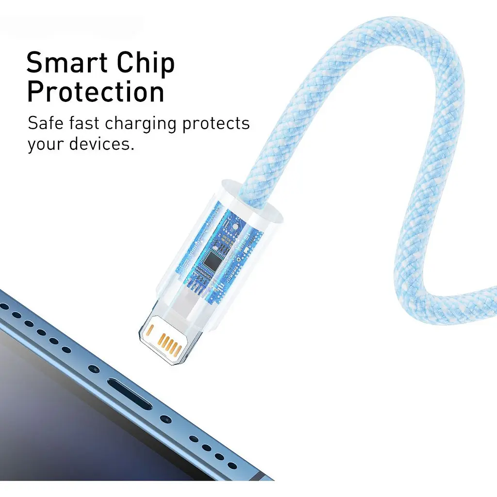 Кабель Baseus Dynamic Series USB to Lightning 2m Blue (CALD000503) [168594] - фото 10