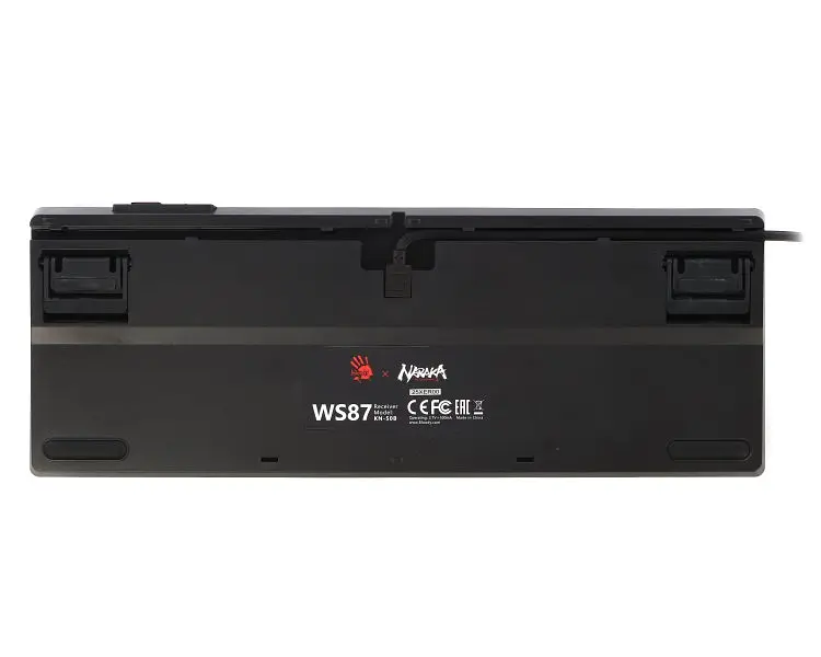 Клавиатура Bloody WS87 RGB Naraka Black - фото 5