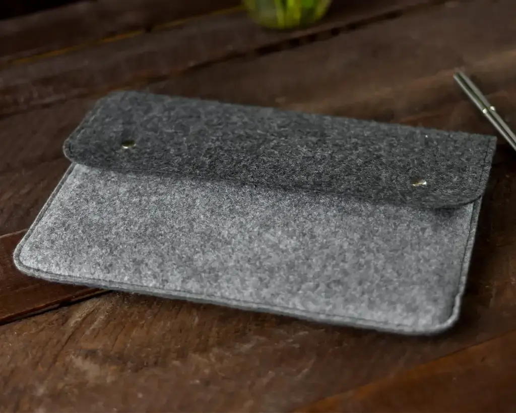 Чохол Gmakin Apple MacBook Air/Pro 15` GM05-15 Felt Case (Black/Grey) [73562] - фото 9