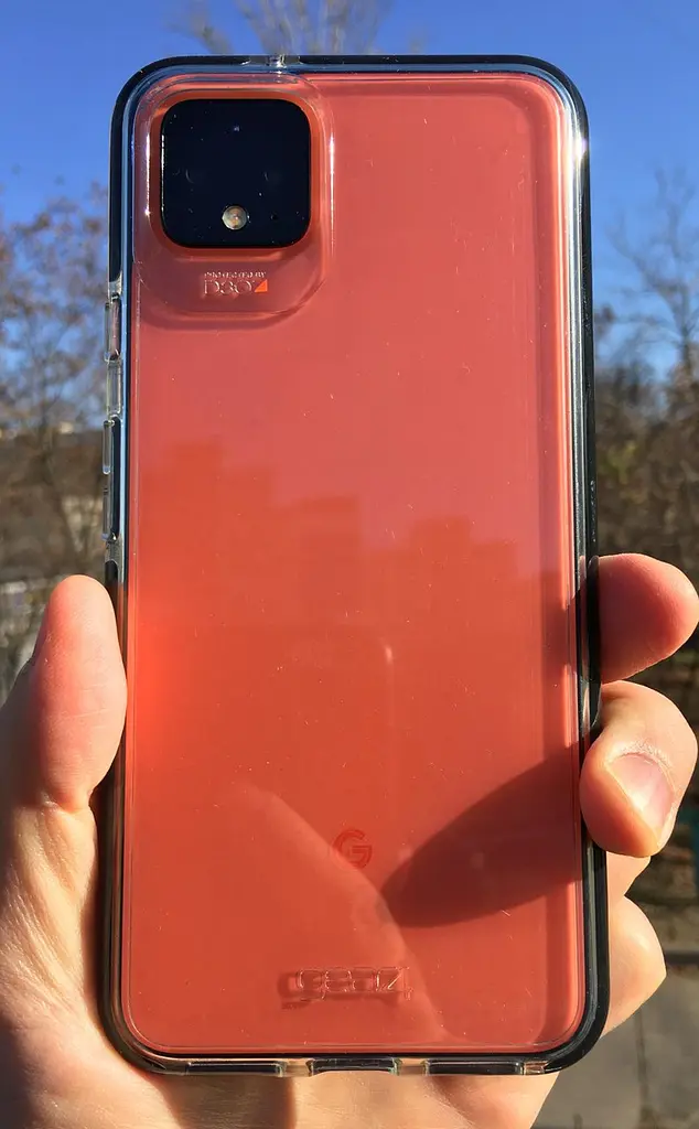 Протиударний прозорий чохол GEAR4 Piccadilly D3O з антимікробним покриттям для Google Pixel 4 (5.7") Black + Transparent - фото 2
