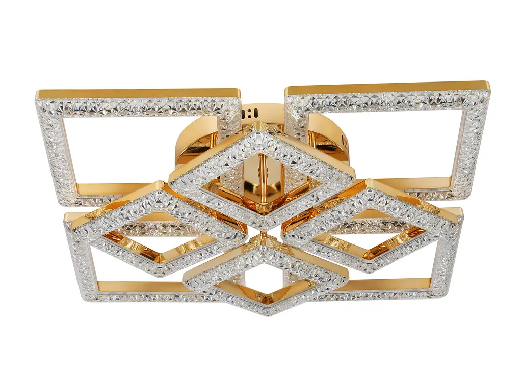 Люстра светодиодная акриловая Sirius 2726/4+4 GD 100W x 2 - фото 2