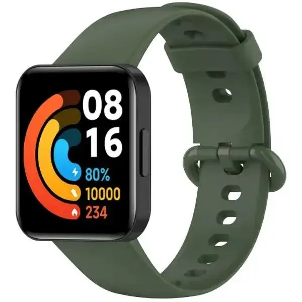 Ремінець DK CDK Silicone Sport Band Classic для Xiaomi Poco Watch (013576) (virid) - фото 2
