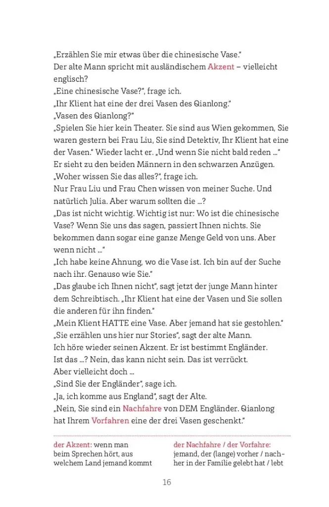 Raetsel um die chinesische Vase. Lektüre mit Audios online - фото 15