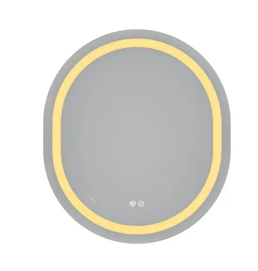 Дзеркало Mixxus Premium ELLIPSE MV05-80x70-REVERSE (LED Touch, Anti-fog (3-6,5kK)) (MP6643) - фото 3