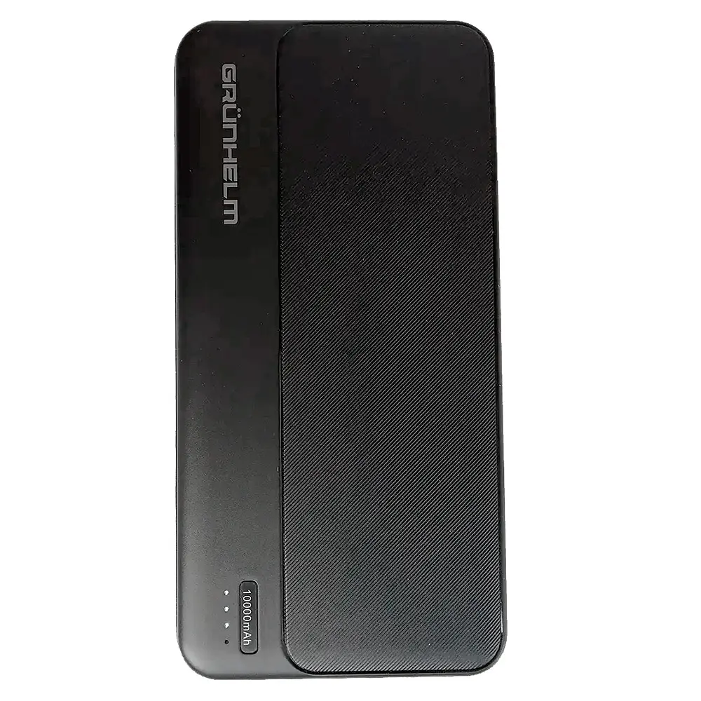 Power Bank - Портативна батарея 10.000 mAh. чорний - GP-10B GRUNHELM