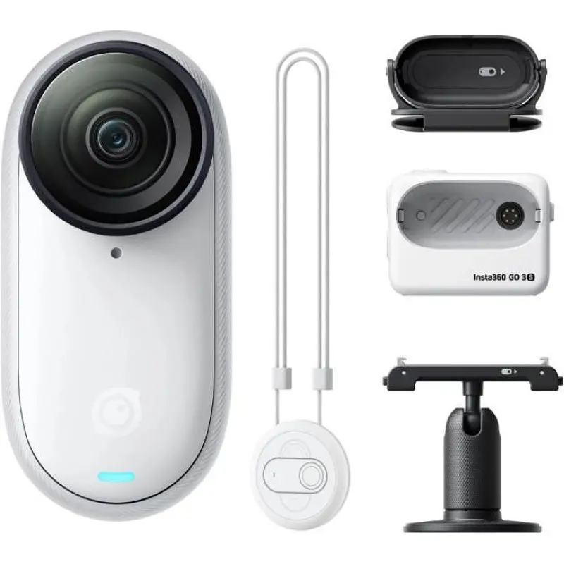 Экшн-камера Insta360 GO 3S 4K Standard Bundle 128GB White (CINSAATA_GO3S04) - фото 6