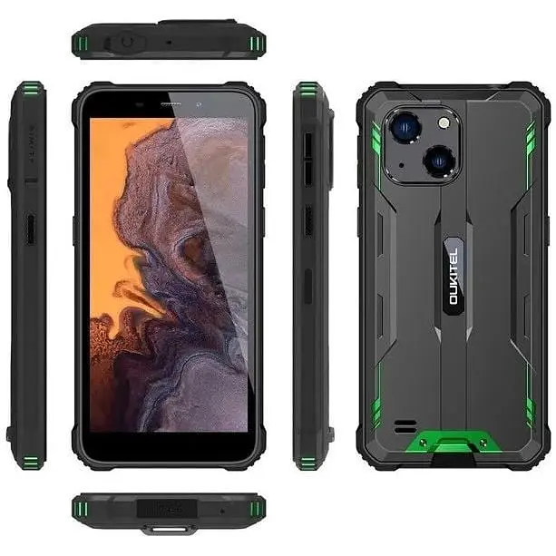 Смартфон Oukitel WP20 4/32Gb зелений 5.93 дюймів 6300 мАг - фото 5