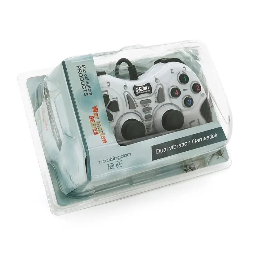 Геймпад джойстик Microkingdom 8700 DoubleShock USB White - фото 6