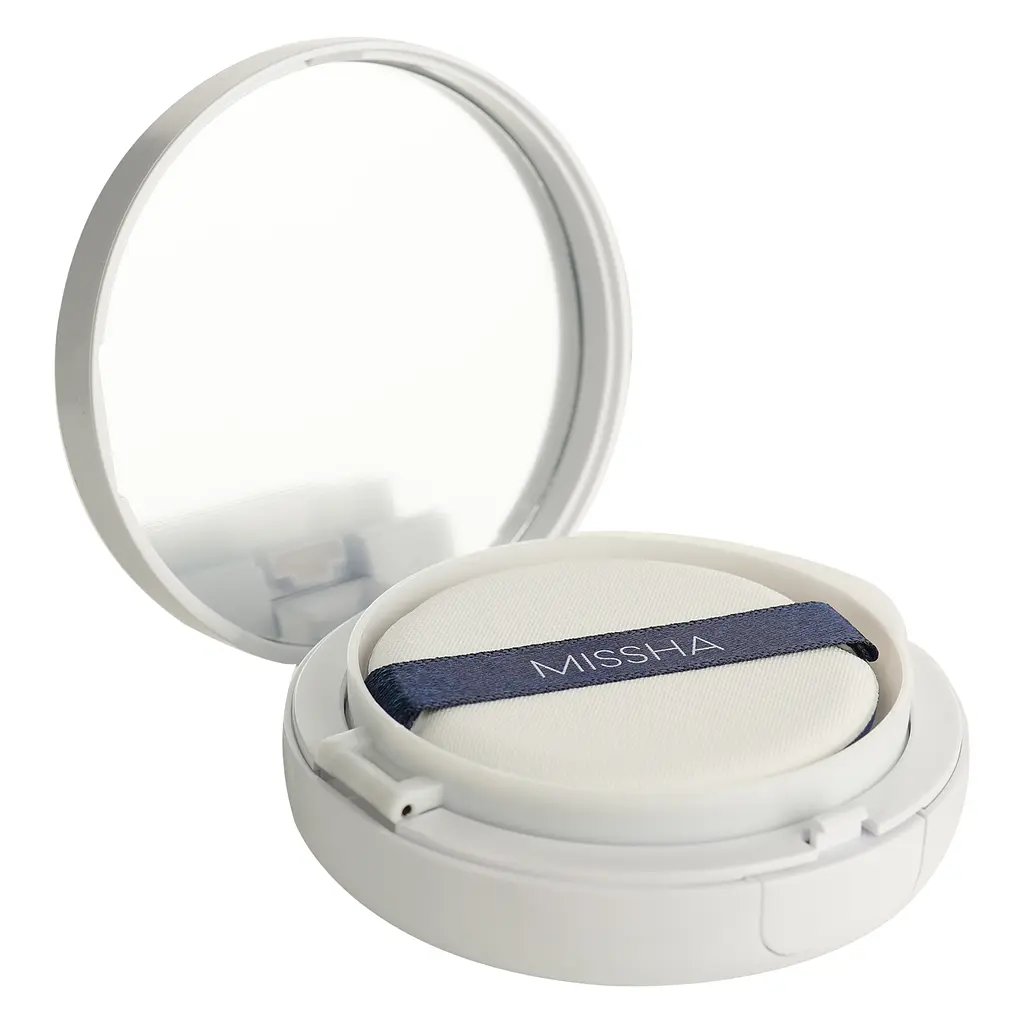 Тональный кушон для лица MISSHA Cushion Moist Up SPF 50 тон 21 (Light Beige) 15 г - фото 5