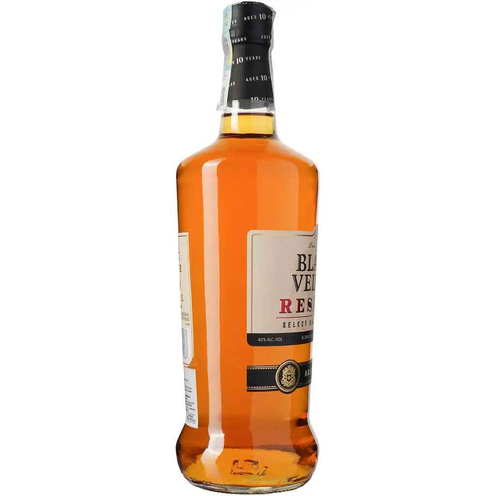 Віскі Black Velvet Reserve 10 yo Blended Canadian Whisky 40% 1 л - фото 3