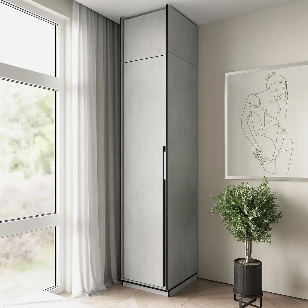 Пенал для дому Flamecame зі штангою у спальню FR-12 Тефра - фото 3