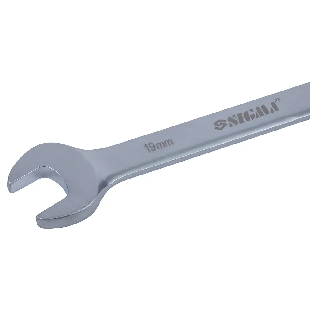 Ключі ріжково-накидні тріскачкові Sigma з шарніром 6 шт (8, 10, 12, 13, 17, 19 мм) CrV satine (TR6010611) - фото 4