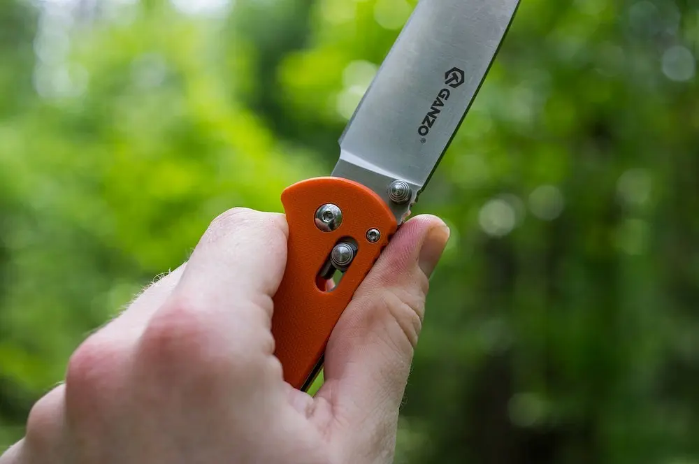 Нож складной Ganzo G740-BK черный - фото 11